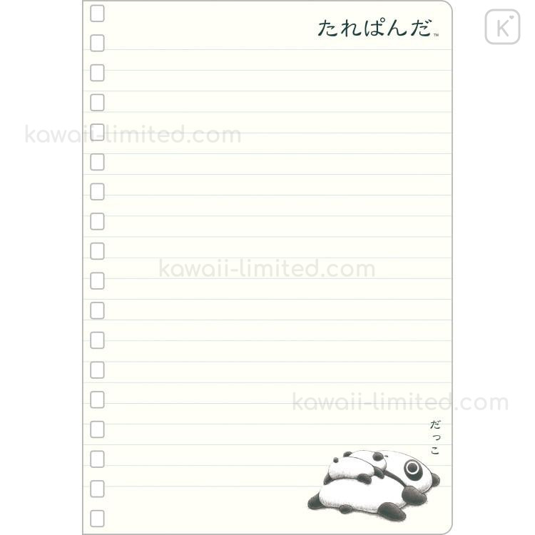 Japan San-X B6SP Notebook - Tarepanda : Light Yellow