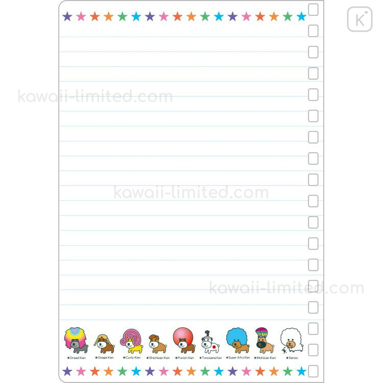 Japan San-X B6SP Notebook - Afro Ken : Orange | Kawaii Limited
