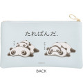 Japan San-X Clear Flat Pouch Pencil Case - Tarepanda : All Over Pattern - 2