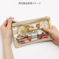 Japan San-X Clear Flat Pouch Pencil Case - Tarepanda : All Over Pattern - 3
