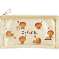 Japan San-X Clear Flat Pouch Pencil Case - Kogepan : All Over Pattern - 1