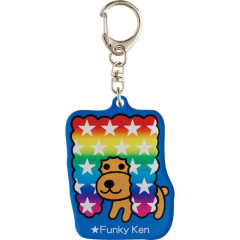 Japan San-X Acrylic Keychain - Afro Ken : Blue