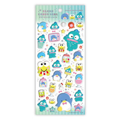 Japan Sanrio Clear Plump 3D Sticker - Hangyodon & Keroppi & Tuxedosam : Hapidanbui Boys Candy