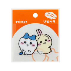 Japan Chiikawa Repipeta Vinyl Sticker - Hachiware & Usagi : Rest