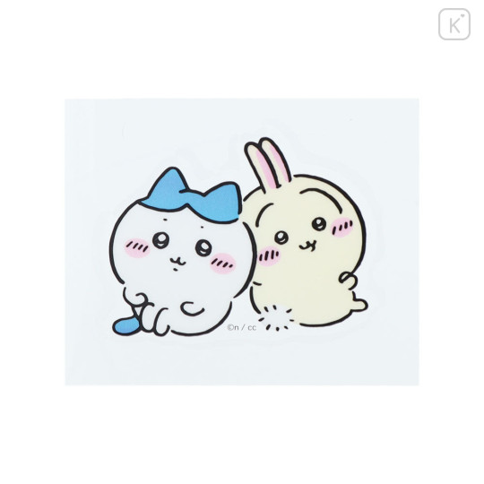 Japan Chiikawa Repipeta Reusable Sticker - Hachiware & Usagi : Rest - 6