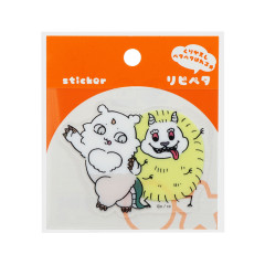 Japan Chiikawa Repipeta Vinyl Sticker - Anoko & Monster Dance