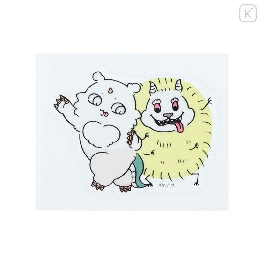 Japan Chiikawa Repipeta Reusable Sticker - Anoko & Monster Dekatsuyo Dance - 6