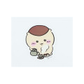 Japan Chiikawa Repipeta Reusable Sticker - Kurimanju : Tea Time - 6
