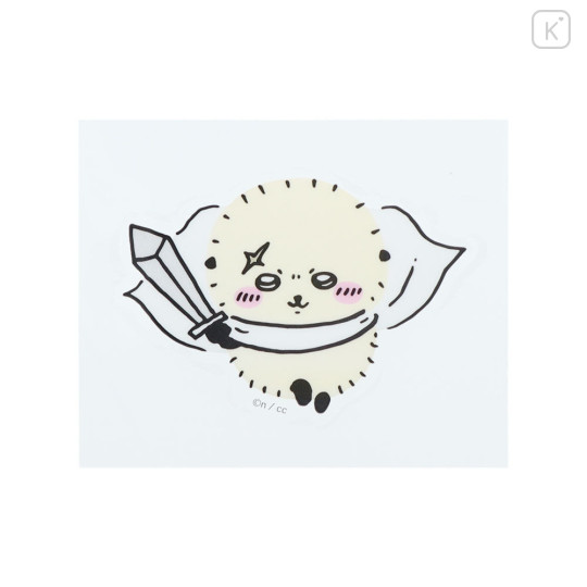 Japan Chiikawa Repipeta Reusable Sticker - Rakko : Fight - 6