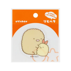 Japan San-X Repipeta Vinyl Sticker - Sumikko Gurashi : Tonkatsu Fried Pork & Ebifurai no Shippo Fried Shrimp Tail
