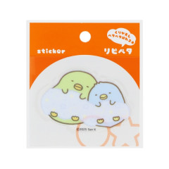 Japan San-X Repipeta Vinyl Sticker - Sumikko Gurashi : Penguin? & Penguin