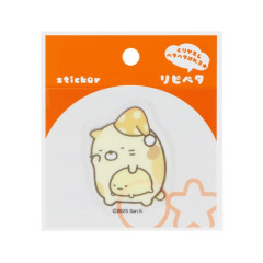 Japan San-X Repipeta Reusable Sticker - Sumikko Gurashi : Neko Sleepy