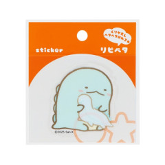 Japan San-X Repipeta Vinyl Sticker - Sumikko Gurashi : Tokage & Doll