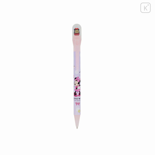 Japan Disney Rotating Mascot Mechanical Pencil - Minnie : Purple - 1