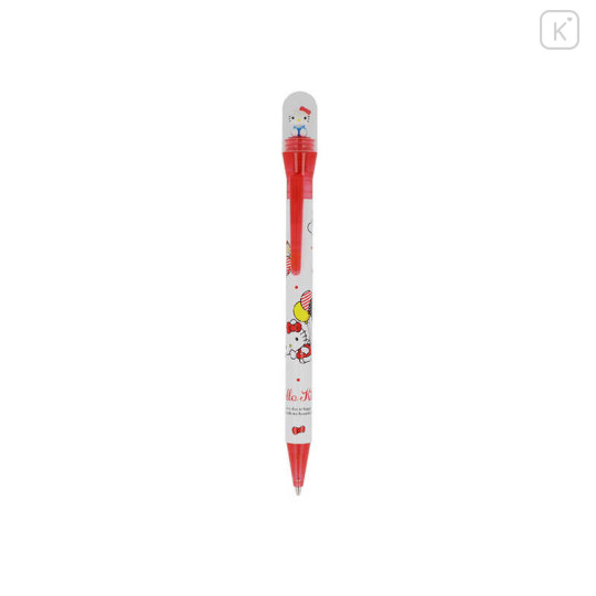 Japan Sanrio Rotating Mascot Mechanical Pencil - Hello Kitty & Tiny Chum : Balloon Party - 1