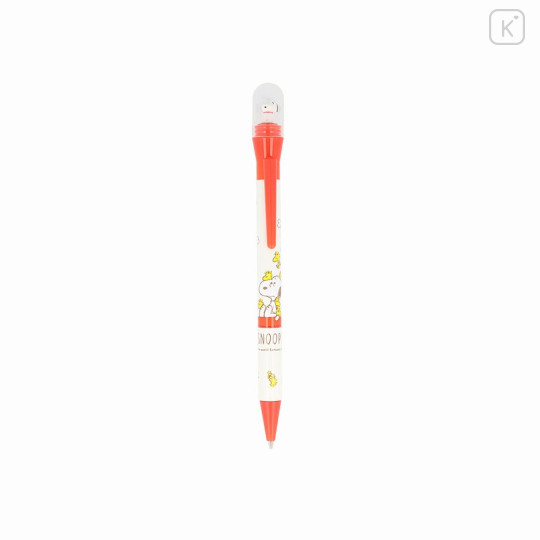 Japan Peanuts Rotating Mascot Mechanical Pencil - Snoopy & Woodstock : Best Friends - 1