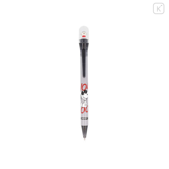 Japan Peanuts Rotating Mascot Mechanical Pencil - Snoopy : Joe Cool Grey - 1