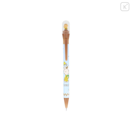 Japan Peanuts Rotating Mascot Mechanical Pencil - Snoopy & Woodstock : Charlie Brown - 1