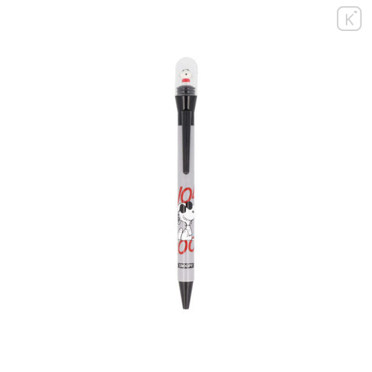 Japan Peanuts Rotating Mascot Ballpoint Pen - Snoopy : Joe Cool Grey - 1