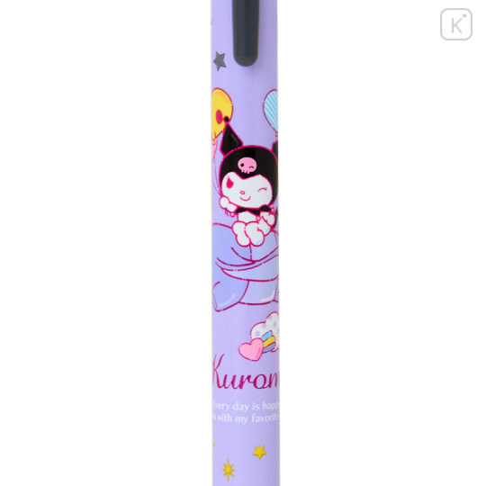 Japan Sanrio Rotating Mascot Ballpoint Pen - Kuromi : Balloon Party - 3