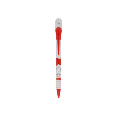 Japan Disney Rotating Mascot Ballpoint Pen - Baymax : Heart Gingham