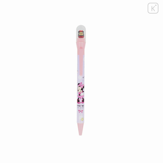 Japan Disney Rotating Mascot Ballpoint Pen - Minnie : Purple - 1