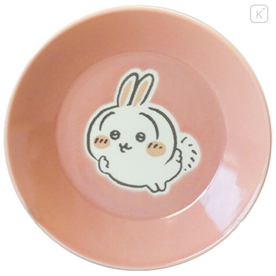 Japan Chiikawa Porcelain Small Plate - Usagi : Pink - 1