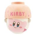Japan Kirby Ceramic Tea Bowl & Melamine Soup Bowl Set - Kirby : Smile - 1