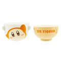 Japan Kirby Ceramic Tea Bowl & Melamine Soup Bowl Set - Waddle Dee : Smile - 2