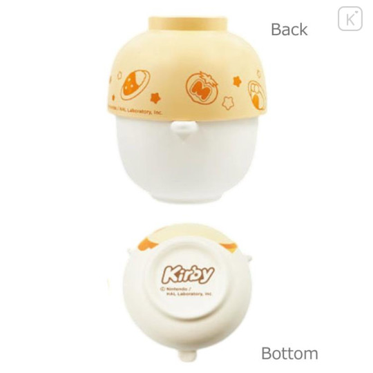 Japan Kirby Ceramic Tea Bowl & Melamine Soup Bowl Set - Waddle Dee : Smile - 3