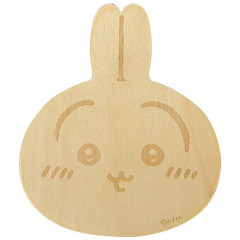Japan Chiikawa Wooden Coaster - Usagi : Smile