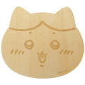 Japan Chiikawa Wooden Coaster - Hachiware : Smile - 1