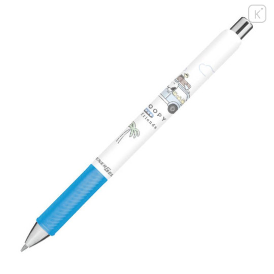 Japan Peanuts EnerGel Gel Pen - Snoopy & Woodstock : Road Trip - 1