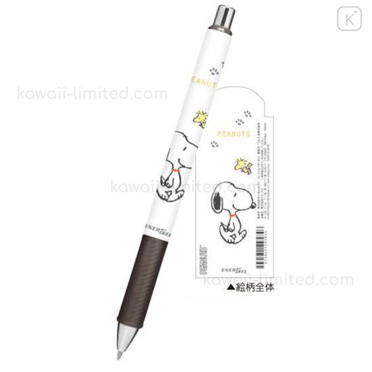 Japan Peanuts EnerGel Gel Pen - Snoopy & Woodstock : Relax