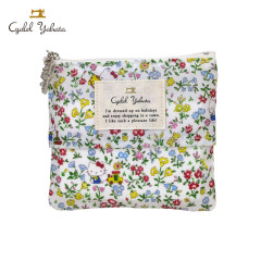 Japan Sanrio Liberty Fabrics Tissue Pouch - Hello Kitty : Playground White