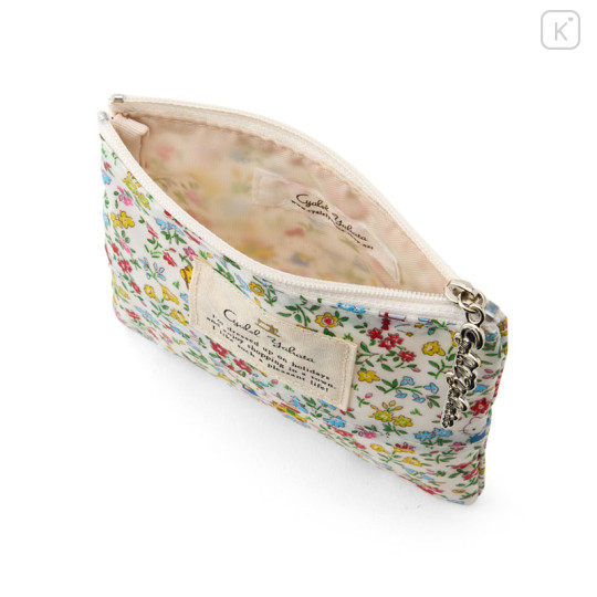 Japan Sanrio Liberty Fabrics Tissue Pouch - Hello Kitty : Playground White - 3