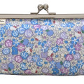 Japan Sanrio Liberty Fabrics Pen Case - Hello Kitty : Apple Picking Blue - 2