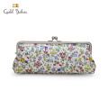 Japan Sanrio Liberty Fabrics Pen Case - Hello Kitty : Playground White - 1