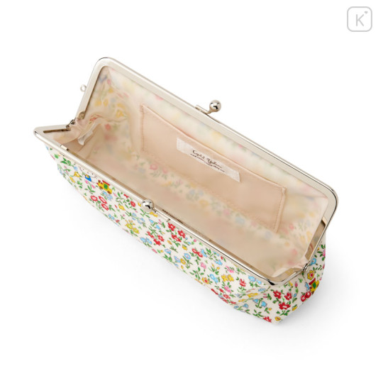 Japan Sanrio Liberty Fabrics Pen Case - Hello Kitty : Playground White - 3