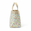 Japan Sanrio Liberty Fabrics Tote Bag (S) - Hello Kitty : Playground White - 2
