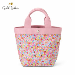 Japan Sanrio Liberty Fabrics Tote Bag (S) - Hello Kitty : Apple Picking Pink