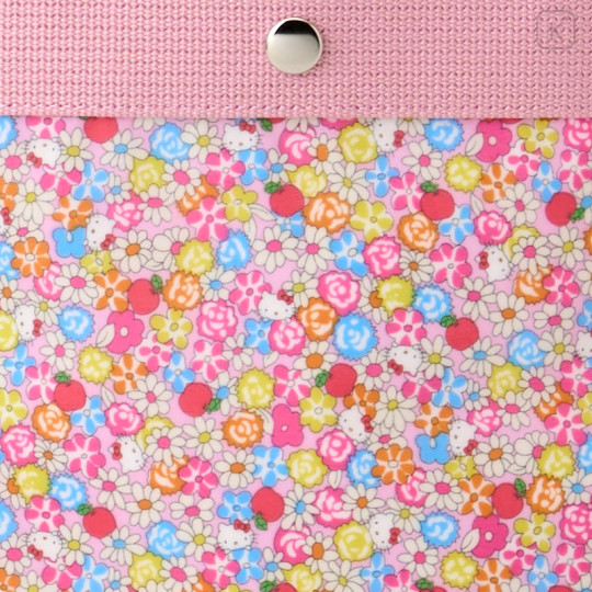 Japan Sanrio Liberty Fabrics Tote Bag (L) - Hello Kitty : Apple Picking Pink - 2
