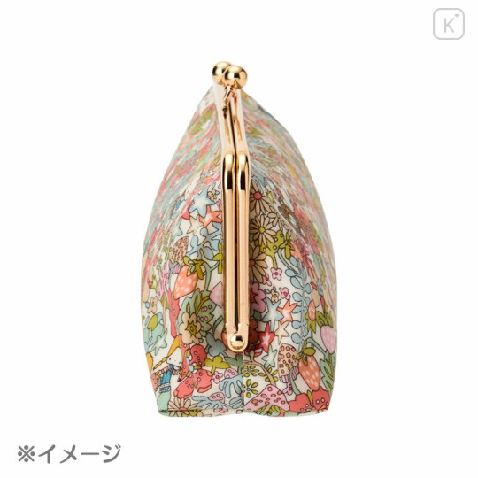 Japan Sanrio Liberty Fabrics Pen Case - Hello Kitty : Cherries and Bows Pink - 2