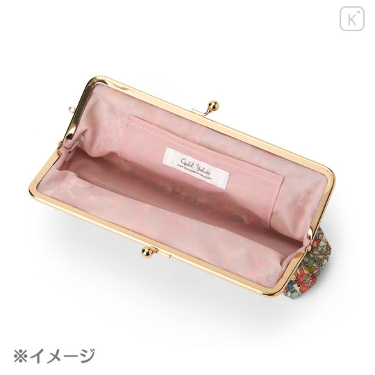 Japan Sanrio Liberty Fabrics Pen Case - Hello Kitty : Cherries and Bows Pink - 3