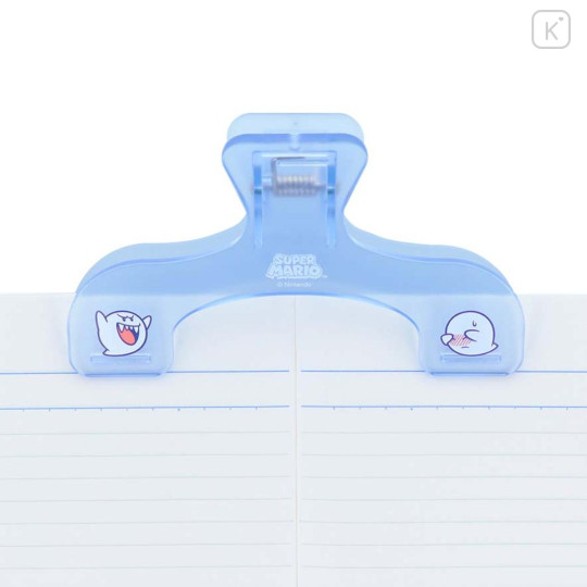 Japan Super Mario Ukanmuri Book Clip - Boo - 3