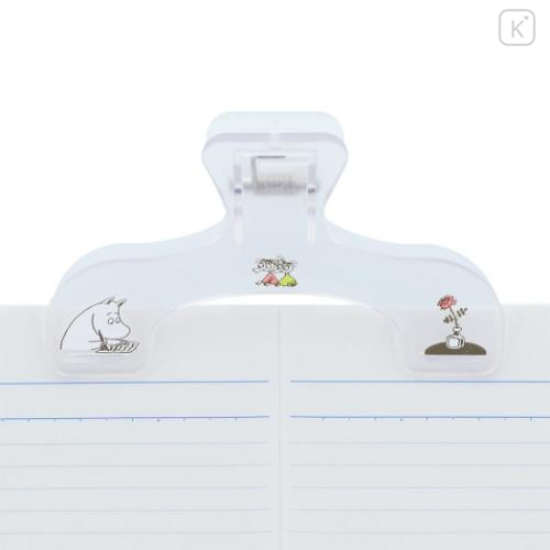 Japan Moomin Ukanmuri Book Clip - Moomintroll - 4