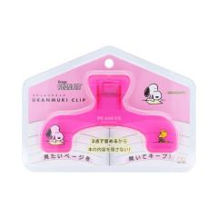 Japan Peanuts Ukanmuri Book Clip - Snoopy & Woodstock