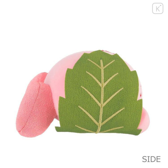 Japan Kirby Plush Toy (S) - Kirby : Sleep Sakuramochi - 5