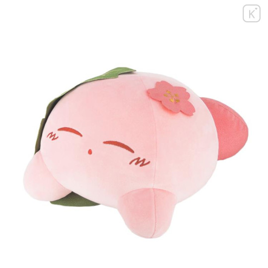Japan Kirby Plush Toy (M) - Kirby : Sleep Sakuramochi - 1