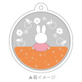 Japan Miffy Floating Sequins Keychain - Miffy : Orange - 2